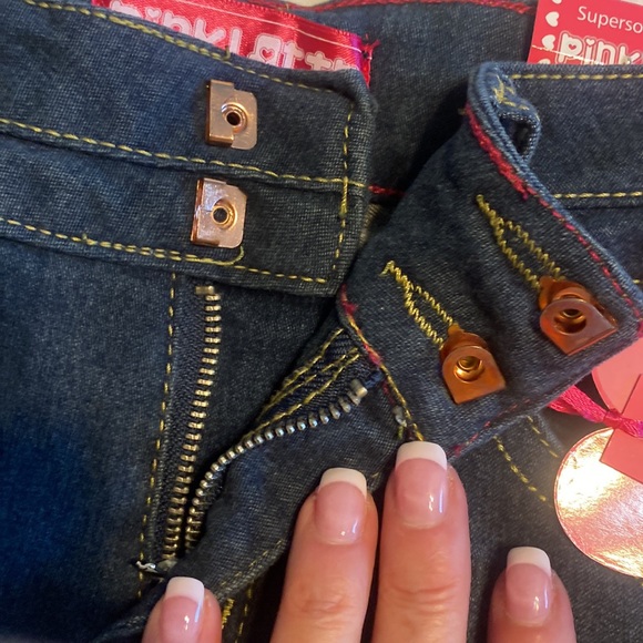 Pink latte, super soft and comfy denim jeans. 12 - Picture 10 of 13